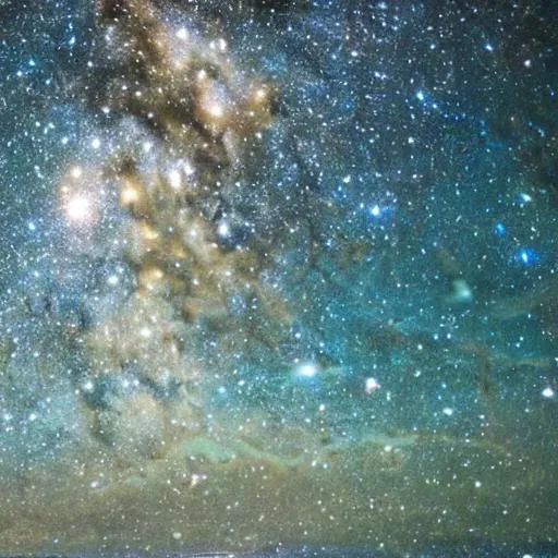 Prompt: a sea of stars endlessly outreached