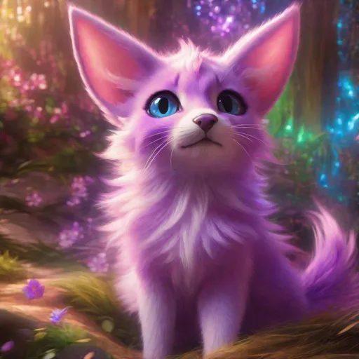 Prompt: (Espeon), realistic, photograph, fantasy, epic oil painting, (hyper real), furry, (hyper detailed), extremely beautiful, on back, playful, UHD, studio lighting, best quality, professional, ray tracing, 8k eyes, 8k, highly detailed, highly detailed fur, hyper realistic silky purple fur, canine quadruped, (high quality lilac fur), sleek shiny fur, slender, full body shot, top quality art, hyper detailed eyes, depth, perfect composition, ray tracing, cosmic background, nebula background, vector art, masterpiece, trending, instagram, artstation, deviantart, best art, best photograph, unreal engine, high octane, cute, adorable smile, lying on back, flipped on back, lazy, peaceful, highly detailed background, vivid, vibrant, intricate facial detail, incredibly sharp detailed eyes, incredibly realistic scarlet fur, concept art, anne stokes, yuino chiri, character reveal, extremely detailed fur, sapphire sky, complementary colors, golden ratio, rich shading, vivid colors, high saturation colors, silver light beams