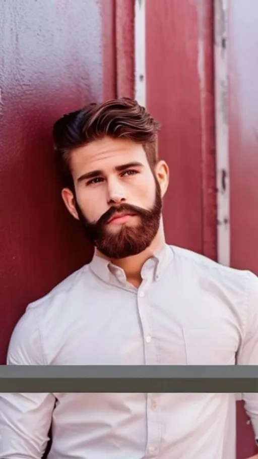 Prompt: handsome smart full beard