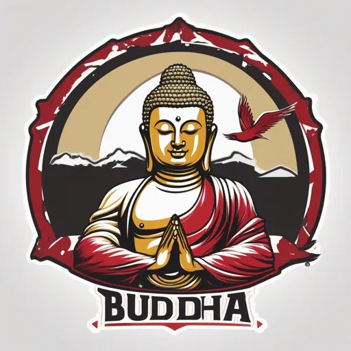 Buddha Stickers, HD Png Download | Buddha logo, Buddha artwork, Line art  images