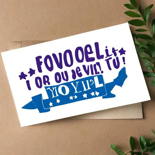 Prompt: farewell card to the president that left us to help the company