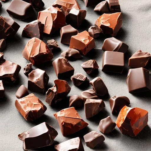 Prompt: Fire Rock  and chocolat