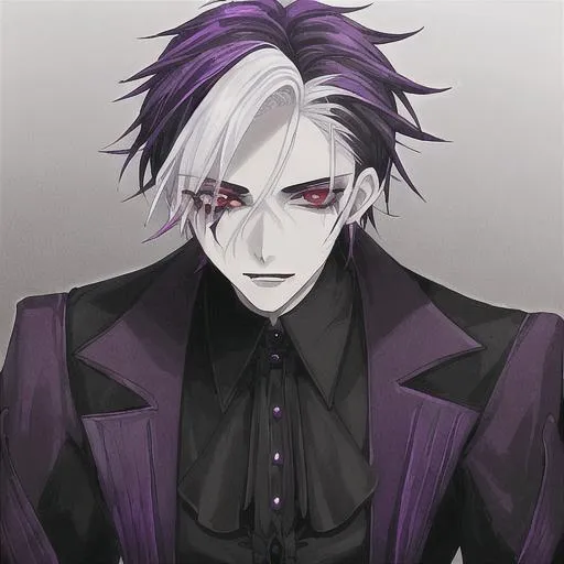 Diabolik Lovers  Anime Fan art, Manga boy, purple, black