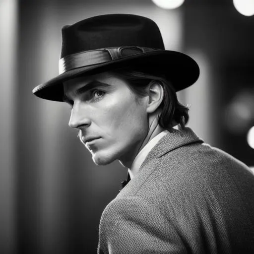 A close-up shot of Cillian Murphy as Tommy Shelby, f... | OpenArt
