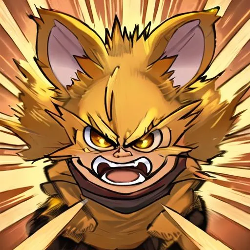 angry golden mouse