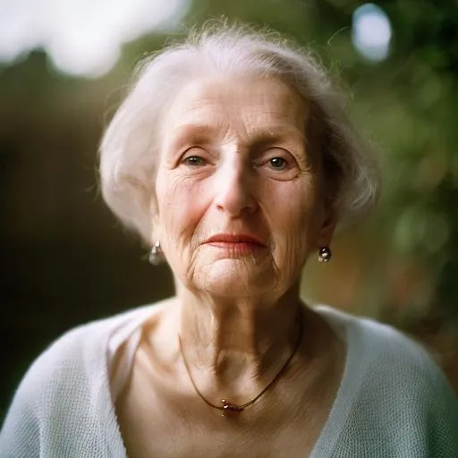 Prompt: Old  lady, professional color grading, soft shadows, no contrast, clean sharp focus, film photography, by Annie Leibovitz 