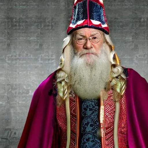 Prompt: Albus Dumbledore as a woman.