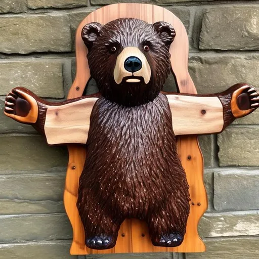 Prompt: actual photo of jesus bear, surprise me