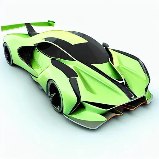 Prompt: 3d hypercar 