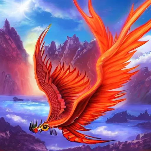 Prompt: wings of fire queen scarlet
