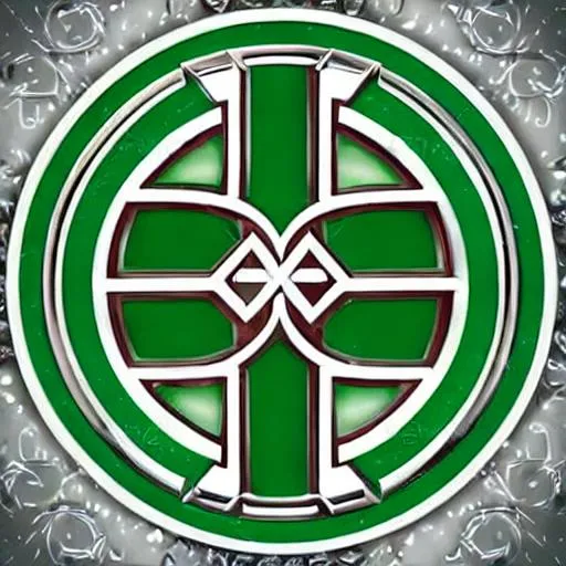 Prompt: vector magical green cross rune, symmetrical, minimal, (((white background))), HD,