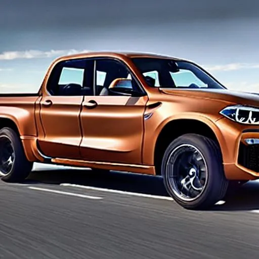 Prompt: bmw pick up truck
