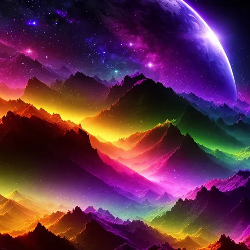 Prompt: A galactic wallpaper landscape purple, yellow, black, intricate detail, high quality, high detail, masterpiece, intricate facial detail, high quality, detailed face, intricate quality, intricate eye detail, highly detailed, high resolution scan, intricate detailed, highly detailed face, Very detailed, high resolution
