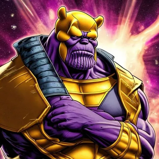 Prompt: Thanos but pooh