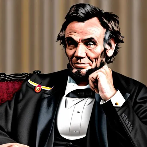 Prompt: presidant Lincoln shot in the head 