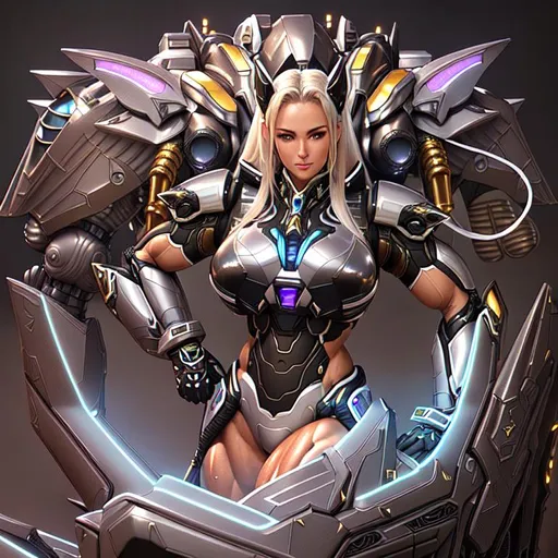 Prompt: {{{{highest quality full body splash art masterpiece, hyperrealistic, hyperrealism, {{female character of xenogear exosuit}},  {{Alien Prime planet fantasy landscape setting}} intricately hyperdetailed, hyperrealistic intricate details, muscular muscle definition female bodybuilder, wet with sweats all over her body, perfect face, perfect body, thick hairy armpits, perfect anatomy, black crown, perfect composition, tanned skins, blonde hair, approaching, perfection, Detailed and Intricate, Detailed Render, 3D Render, Unreal Engine, by Greg Rutkowski, Concept Art, dark, DnD, fantasy, blood dripping from her mouth, red blood eyes, volumetric lighting, dramatic lighting, studio lighting, backlight, backlit, 3d lighting, UHD, HDR, 128K, HD, long shot, professional photography, unreal engine octane render, trending on artstation, front view, sharp focus, occlusion, centered, symmetry, ultimate, shadows, highlights, contrast, {{sexy}}, {{huge breast}},{{not wearing bra or upper body clothing}}, {{half naked}}

}}}}






