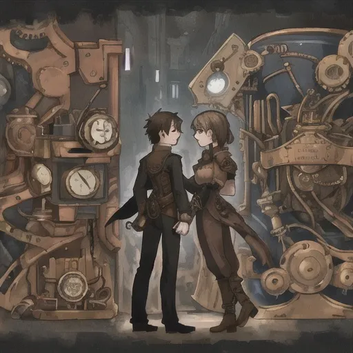 Prompt: The last steampunk waltz