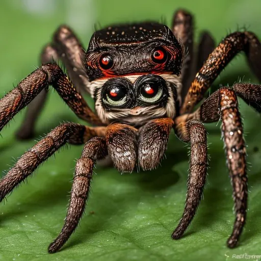 Prompt: Brazilian wandering spider