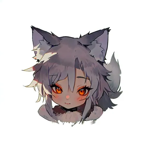 Prompt: cute wolf