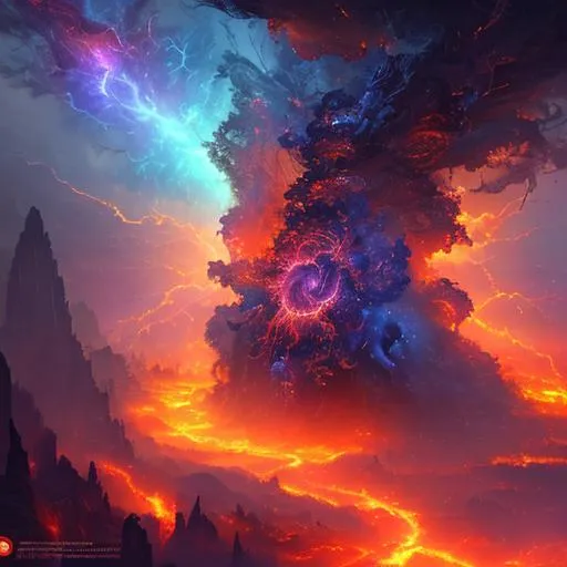 Prompt: Tornadic morning sunrays nebula beautiful elaborate hyperdetailed meticulous magnificent intricate firey flickering light liminal space elemental detailed matte painting, deep color, fantastical, intricate detail, splash screen, complementary colors, fantasy concept art, 8k resolution trending on Artstation Unreal Engine 5