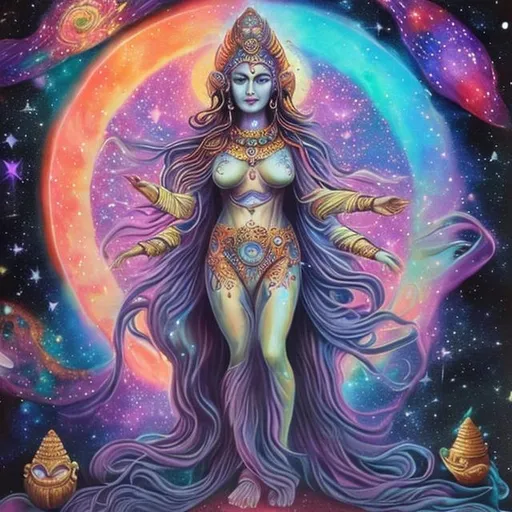 Prompt:  cosmic goddess