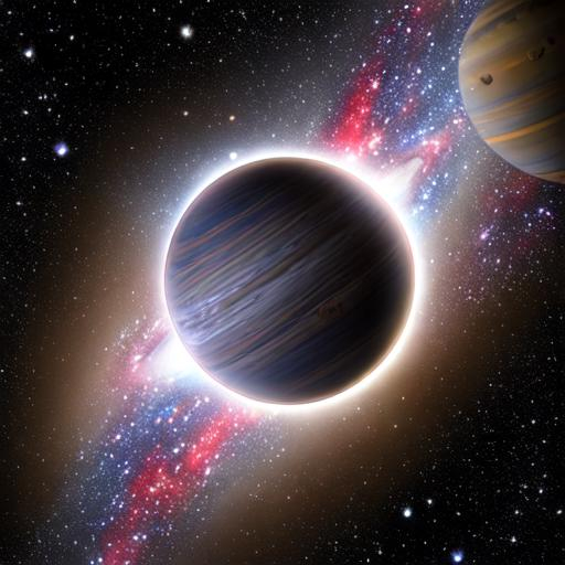 a hyper realistic exoplanet named KarpeDiem0 over a...