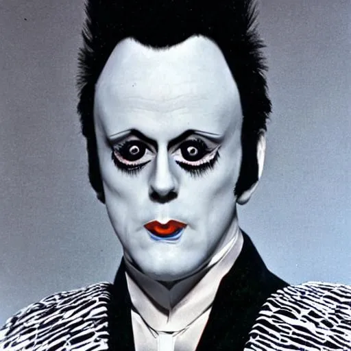 Prompt: Klaus Nomi combined with Klaus Kinski