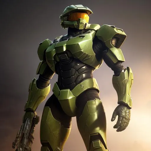 the masterchief from the halo videogames, insanely d... | OpenArt