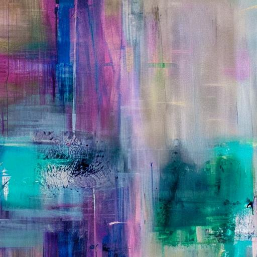 Muted Jewel tone abstract