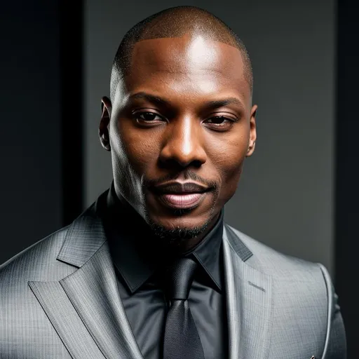 Prompt: Waist high Portrait of a beautiful and cute Tyrese Gibson in suit with tie,  perfect detailed face, detailed symmetric hazel eyes with circular iris, realistic, stunning realistic photograph, 3d render, octane render, intricately detailed, cinematic, trending on art station, Isometric, Centered hiper eallistic cover photo, awesome full color, hand drawn, dark, gritty, klimt, erte 64k, high definition, cinematic, neoprene, portrait featured on unsplash, stylized digital art, smooth, ultra high definition, 8k, unreal engine 5, ultra sharp focus, intricate artwork masterpiece, ominous, epic, trending on artstation, highly detailed, vibrant