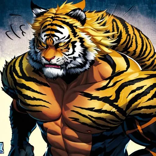 Prompt: mutant-sensei-sabretooth-tiger