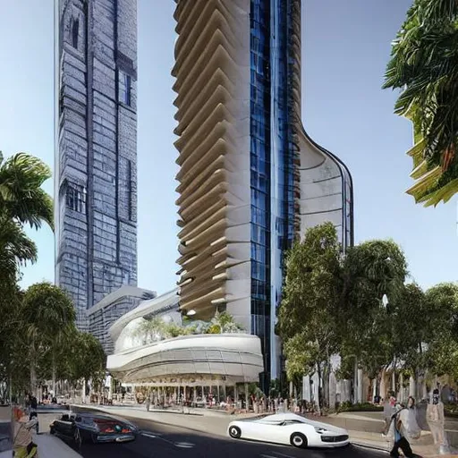 Prompt: Design a Building in the heart of a bustling urban environment that fuses the iconic styles of Norman Foster and Omar Yezid Barrera with a hyper-realistic interpretation of lucio costa and oscar niemeyer style. 

The building's exterior should feature a dynamic design that incorporates the signature elements of both Foster and Barrera. The use of glass, steel, and concrete should be prominent, creating a sleek and modern aesthetic that complements the surrounding architecture.

The building's façade should be shaped like a lucio costa and oscar niemeyer, with a rectangular base and a curved roof that slopes upwards. The booth would be sculpted from steel and glass, and the glass panels would be tinted in shades of red to represent the iconic color of New York. The booth would be designed to create a sense of solidity and permanence, giving the building a strong and enduring appearance.

To complete the design, the building should be illuminated by a series of LED lights that create a warm and inviting atmosphere, showcasing the unique shape and design of the building.

The final digital illustration should be created using advanced software such as SketchUp, Rhino, or AutoCAD, and should capture the vibrant and innovative spirit of London's urban culture. The design should be hyper-realistic, highly detailed, and rendered in 8k resolution with a cinematic lighting style that showcases the unique architectural features of the building, editorial style photo, front view, Singapore references