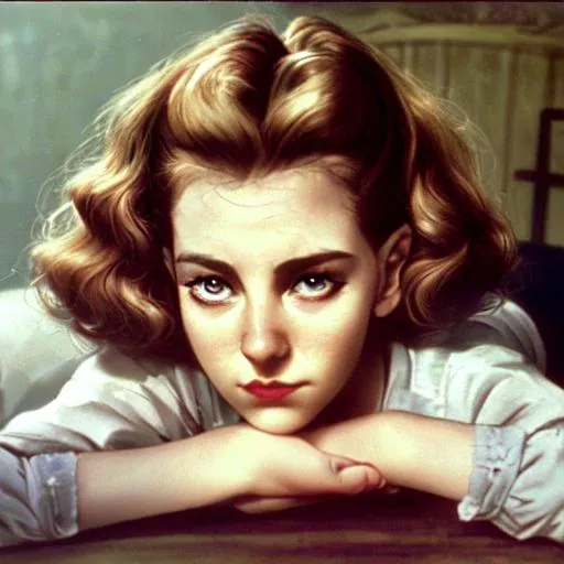 Prompt: Cathy Ames, East of Eden, John Steinbeck

She was not like other people, never was from birth…There was a time when a girl like Cathy would have been called possessed by the devil…Her hair was gold and lovely; wide-set hazel eyes with upper lids that drooped made her look mysteriously sleepy. Her nose was delicate and thin, and her cheekbones high and wide, sweeping down to a small chin so that her face was heart-shaped. Her mouth was well shaped and well lipped but abnormally small— what used to be called a rosebud. (Suggested by macaroninichelle ) 

#John Steinbeck#Cathy Ames#East of Eden