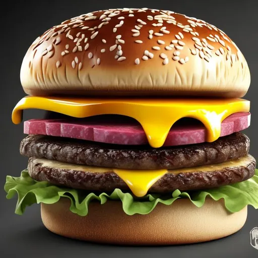 Prompt: chesburger, hyper realistic, 4k