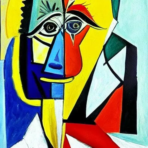 picasso painting of donald trump | OpenArt