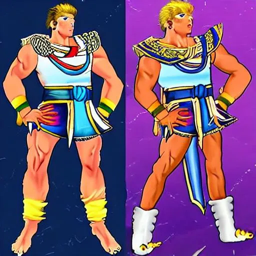 Prompt: rome aniquilation  emperor 80s sailor sweaty colosus