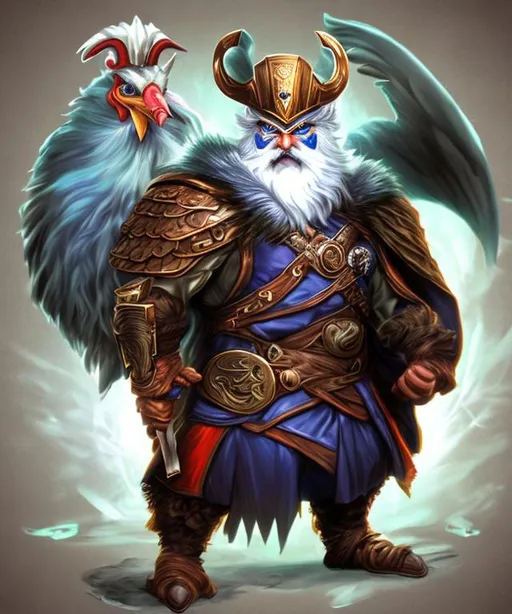 Prompt: Odin chicken fusion 