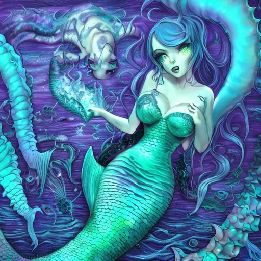 Mermaid Drawing – AquaMermaid