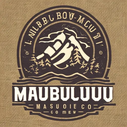 Prompt: Logo for mabou clothing co