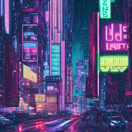 Prompt: cityscape at night realistic, synthwave theme, detailed, intricate 