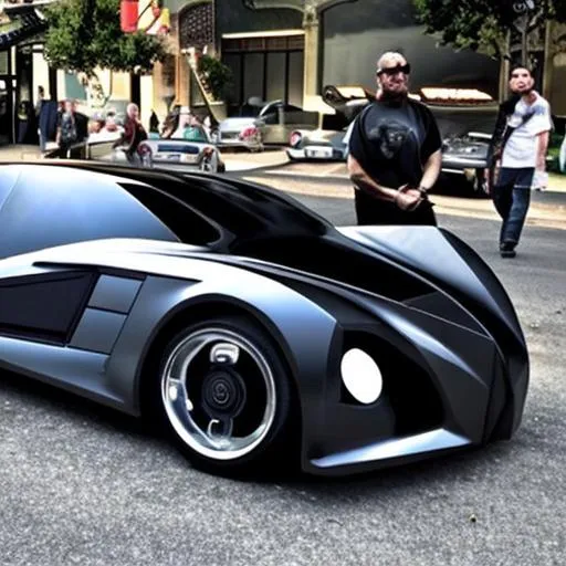 Prompt: Future Batman Car