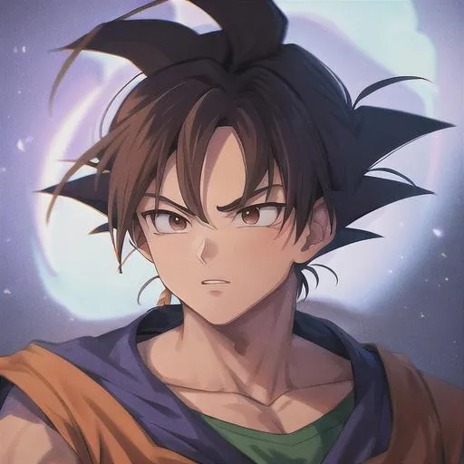 Prompt: Portrait of Goku