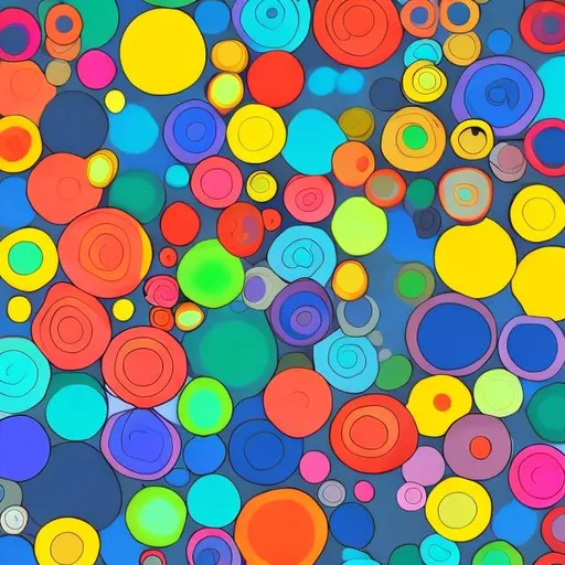 Prompt: colored circles