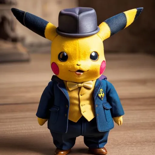 Prompt: a Pikachu wearing harry potter uniform, random pose, random background, giant

vintage, miniature. (high detailed skin:1.2), 8k uhd, dslr, soft lighting, high quality, film grain, Fujifilm XT3, hyper realistic, detailed head