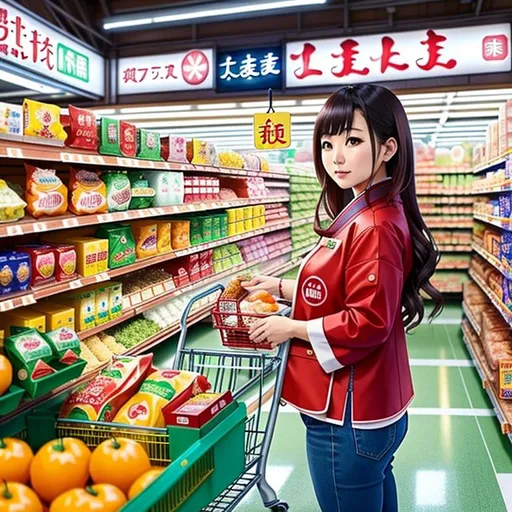 Prompt: Real human, Real person, Living person, miniature-sized very attractive japanese woman standing in a busy miniature  supermarket, colossal-sized food and products, minitaure-sized customers, trolleys,  perfect composition, beautiful detailed intricate insanely detailed octane render trending on artstation, 888k, photorealistic concept art, soft natural volumetric cinematic perfect light, chiaroscuro, award - winning photograph, masterpiece, oil on canvas, raphael, caravaggio, greg rutkowski, beeple, beksinski, giger, Highly detailed photo realistic digital artwork. High definition. Face by Tom Bagshaw and art by Sakimichan, Android Jones" and tom bagshaw, soft, pretty visuals, aesthetic, artstation, shadow effect, insanely detailed and intricate, highly detailed, large chest, Unreal Engine 5, volumetric lighting, CryEngine , fantasy aesthetic, soft delicate features, ultra detailed, beautiful face, intricate, elegant, 3345k, insanely detailed, insanely realistic, insane details,  hyper detail, athletic body, high cheekbones, detailed face, ultra realistic, full body and face focus, intricate details, exceptional detail, fantasy, ethereal lighting, hyper sharp, sharp focus, photorealistic portrait, detailed face, highly detailed, realistic, hyper realistic, colorful, Ultra realistic, , Highly detailed photo realistic digital artwork. High definition. Face by Tom Bagshaw and art by Sakimichan, Android Jones" and tom bagshaw, soft, pretty visuals, aesthetic, artstation, shadow effect, insanely detailed and intricate, highly detailed, large chest, close-up, gigantic facing towards the camera, head and shoulders