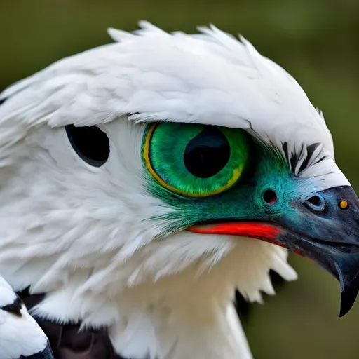 Prompt: Kite birds attractive eyes