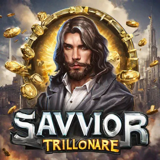 Prompt: Savior Trillionaire logo