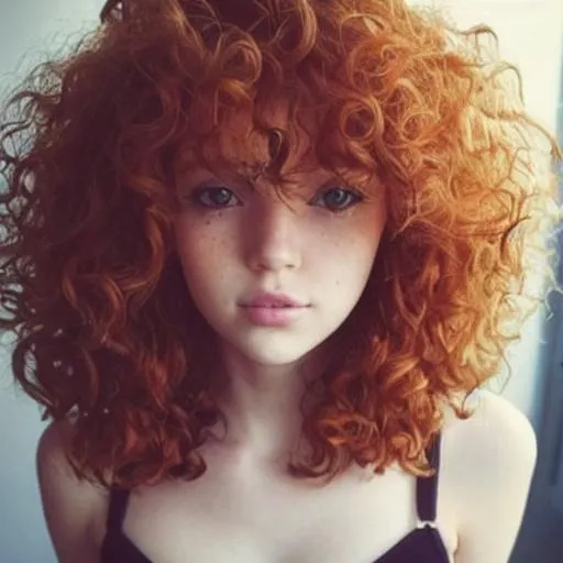 Big hair, bushy hair, curly hair, frizzy hair, huge... | OpenArt