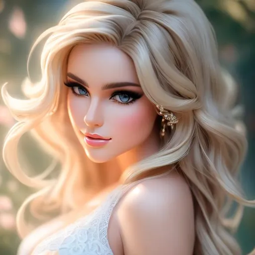 Prompt: Full body Portrait of {NSFW Artist Ayla on the bedroom anime 3d} with {blond} hair and with cute face, { In photo hd}, full body, perfect composition, hyperrealistic, super detailed, 500k, high quality , trending art , trending on artstation , sharp focus , Realistic background image hd, intricate details, highly detailed.