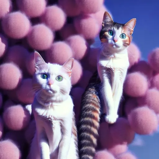 Prompt: concept art, digital painting, looking into camera,cat,cirmi,HDRI, masterpiece, smooth, sharp focus,full body shot,soft lighting,elegant, highly detailed,
